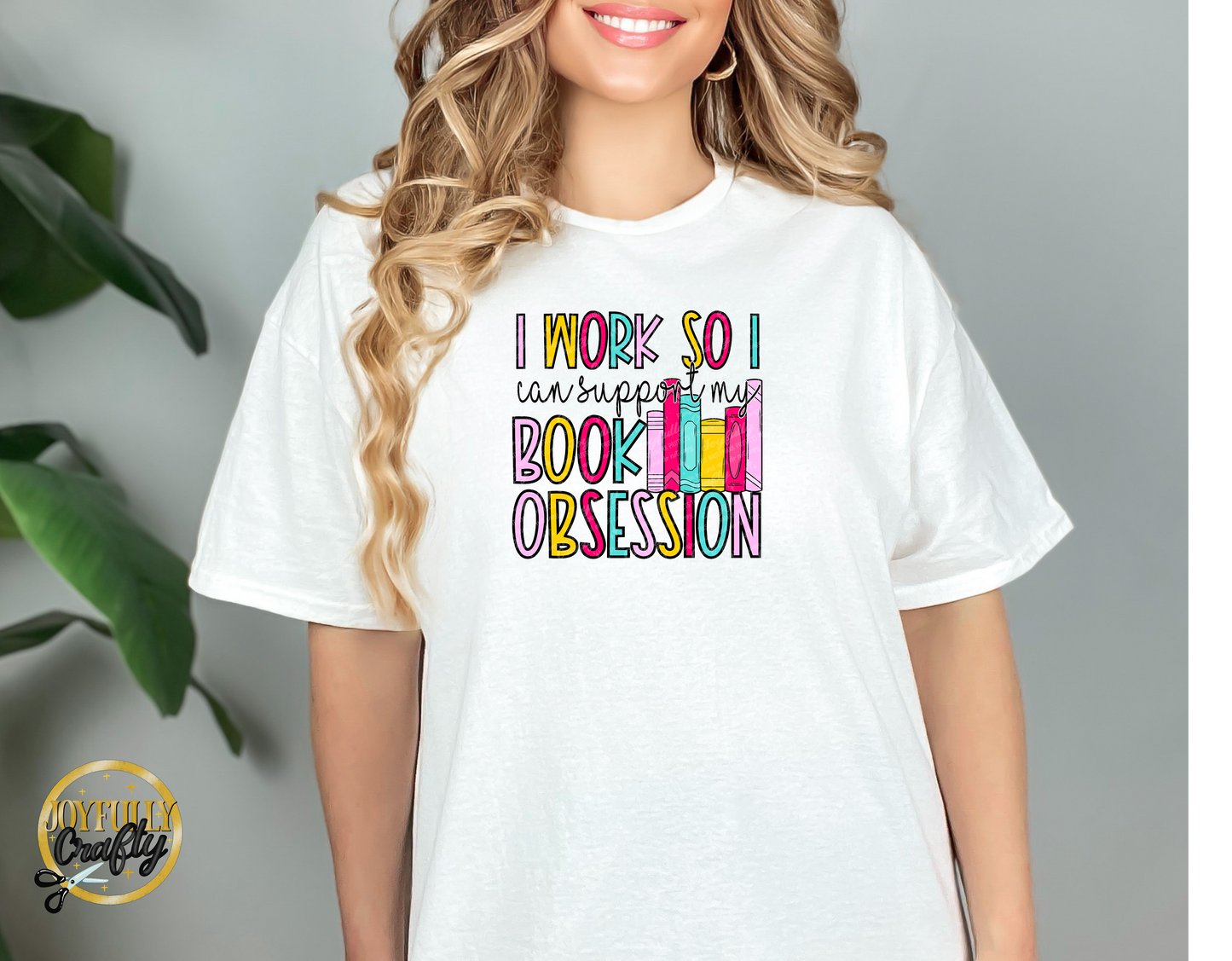 I Work Hard For Books Adult T Shirt