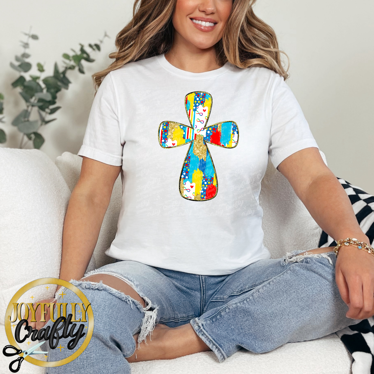 Autism Cross Adult Shirt