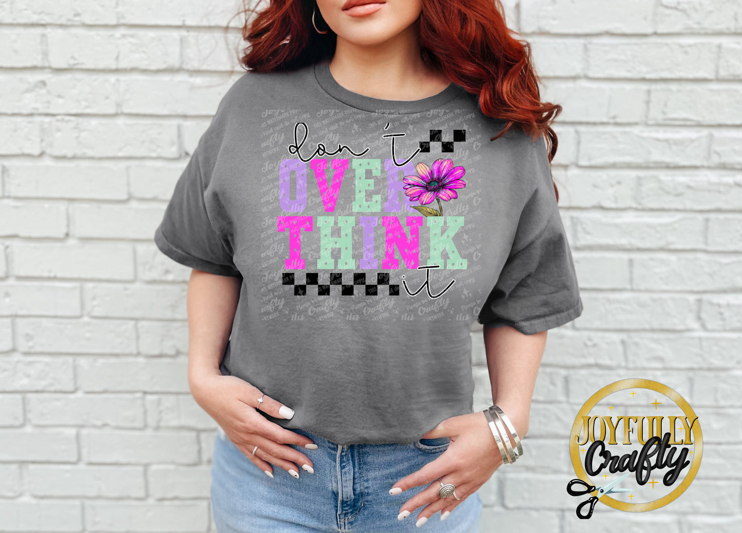Don't Over Think It Adult T Shirt