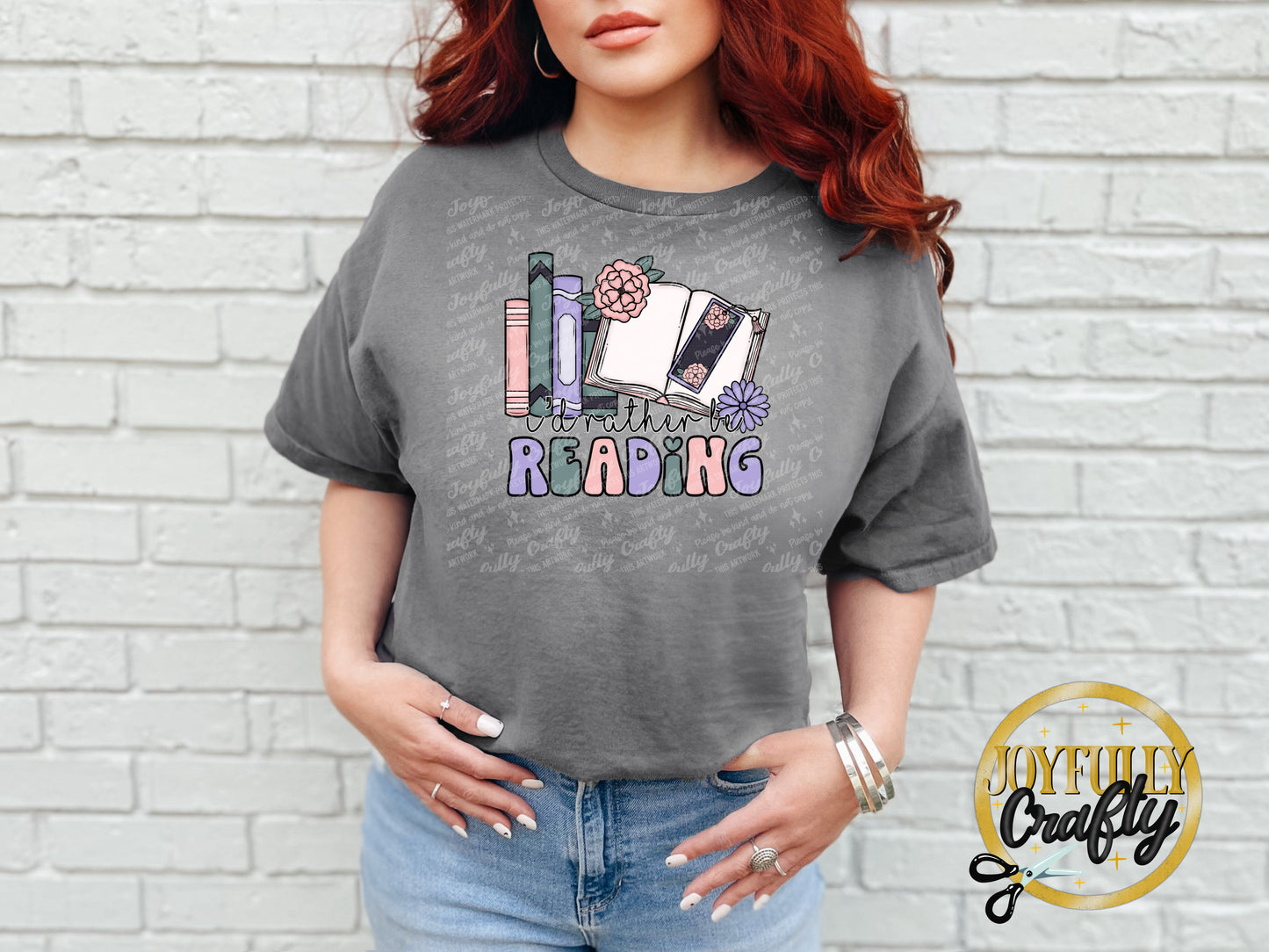 I'd Rather Be Reading Adult T Shirt