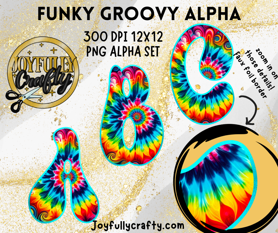 Funky Groovy Alpha Digital Design