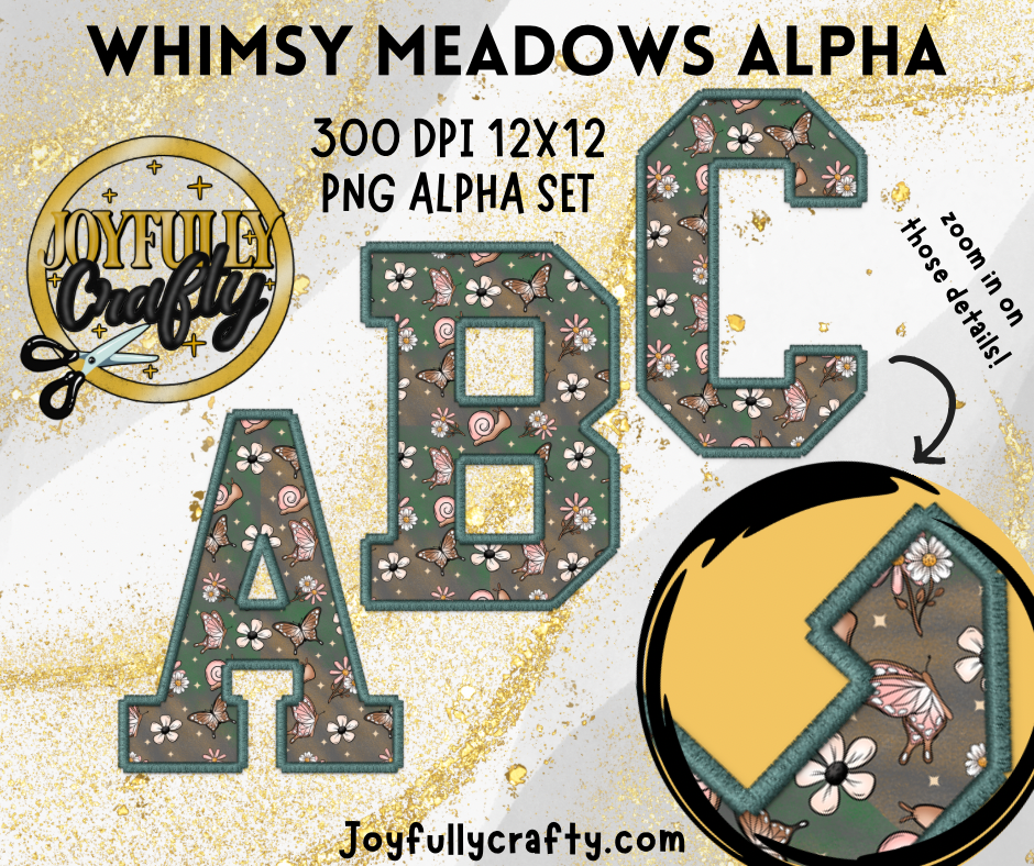 Whimsy Meadows Alpha Digital Design