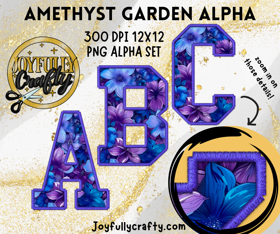 Amethyst Garden Alpha Digital Design
