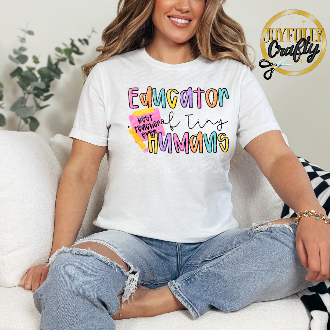 Educator Of Tiny Humans Adult Shirt