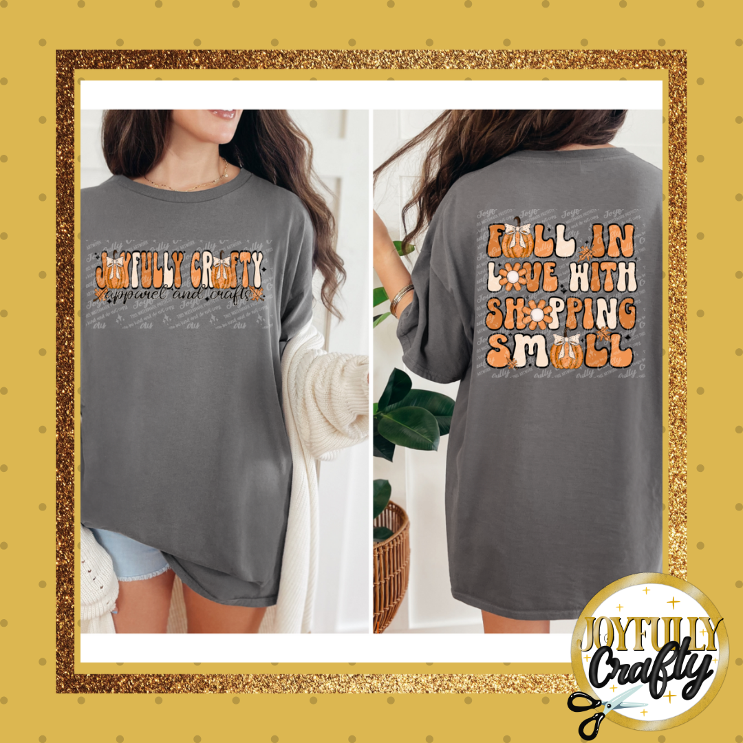 Joyfully Crafty Fall In Love Adult T Shirt