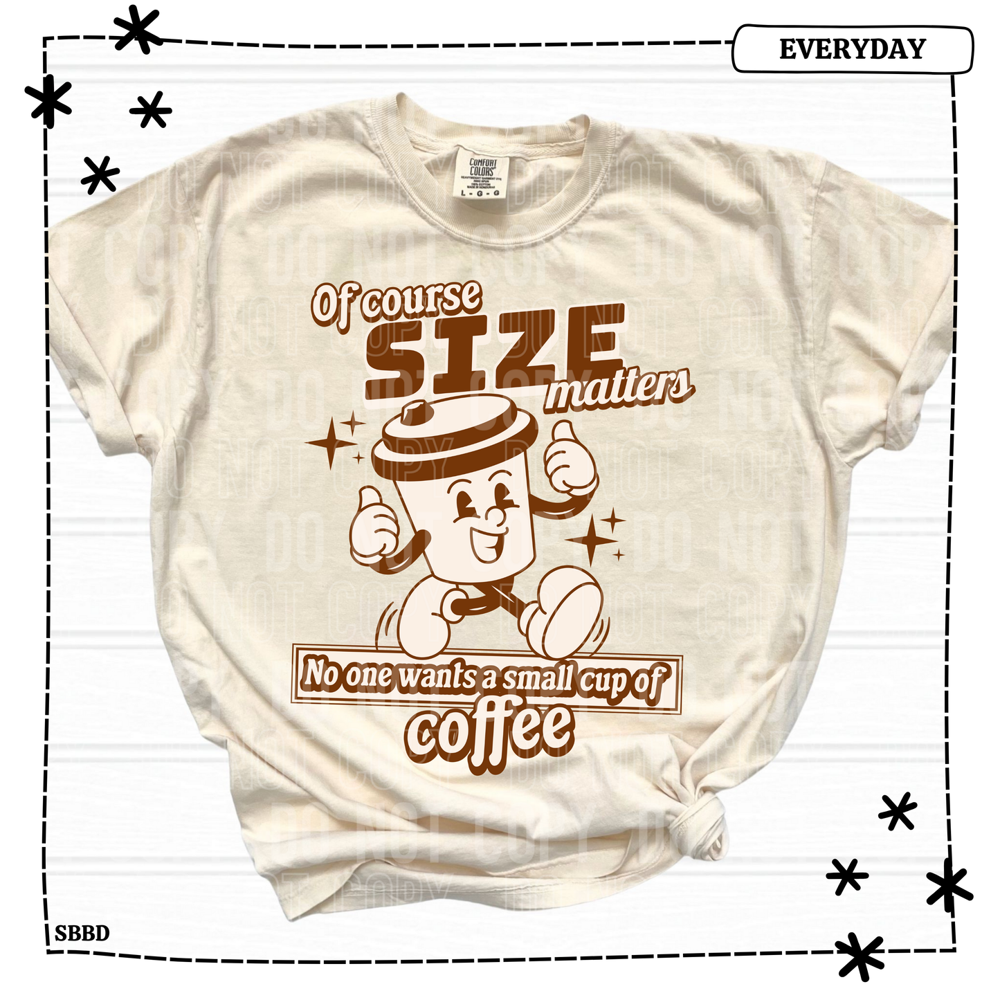 Of Course Size Matters Adult T Shirt