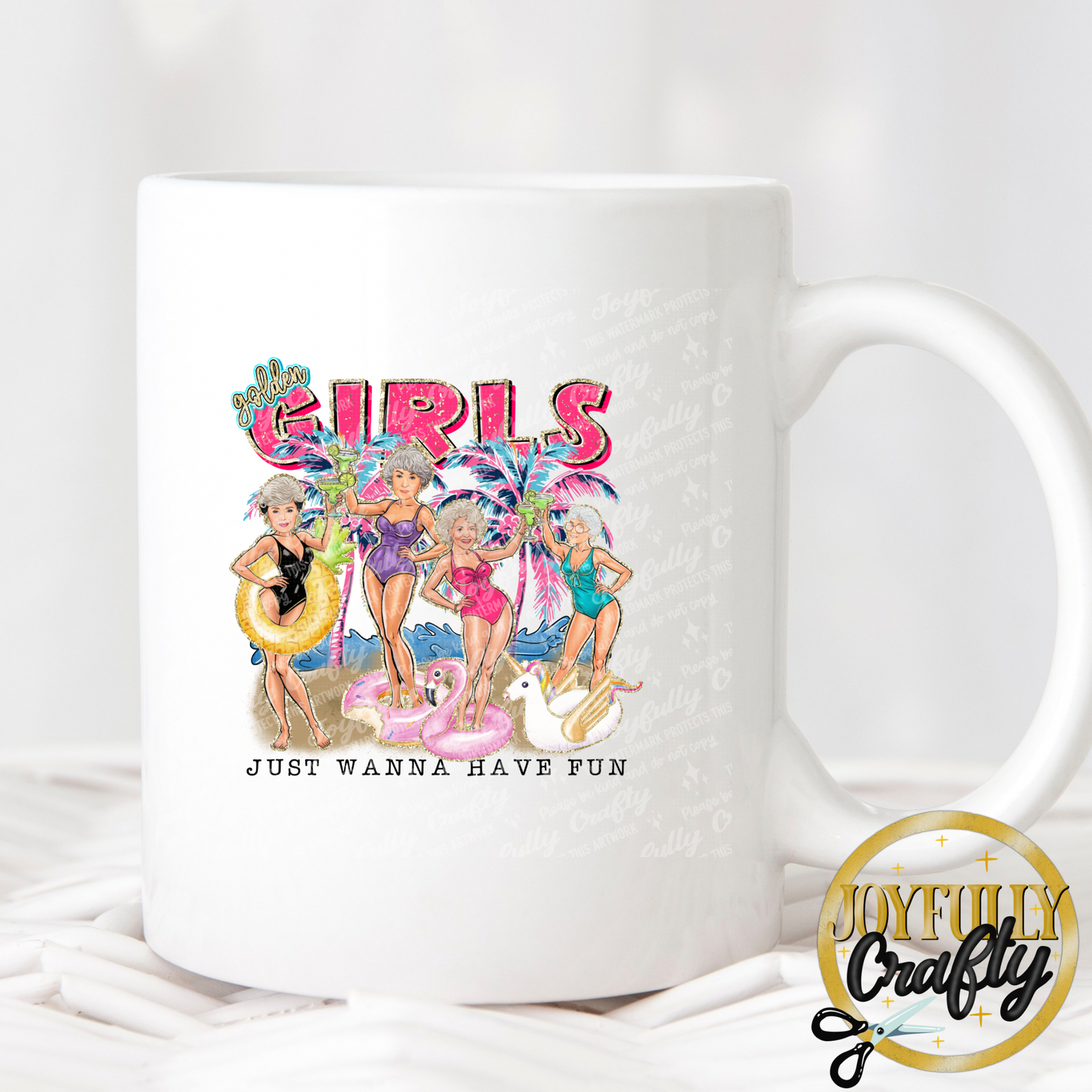 G*lden G*rls Summer Ceramic Mug
