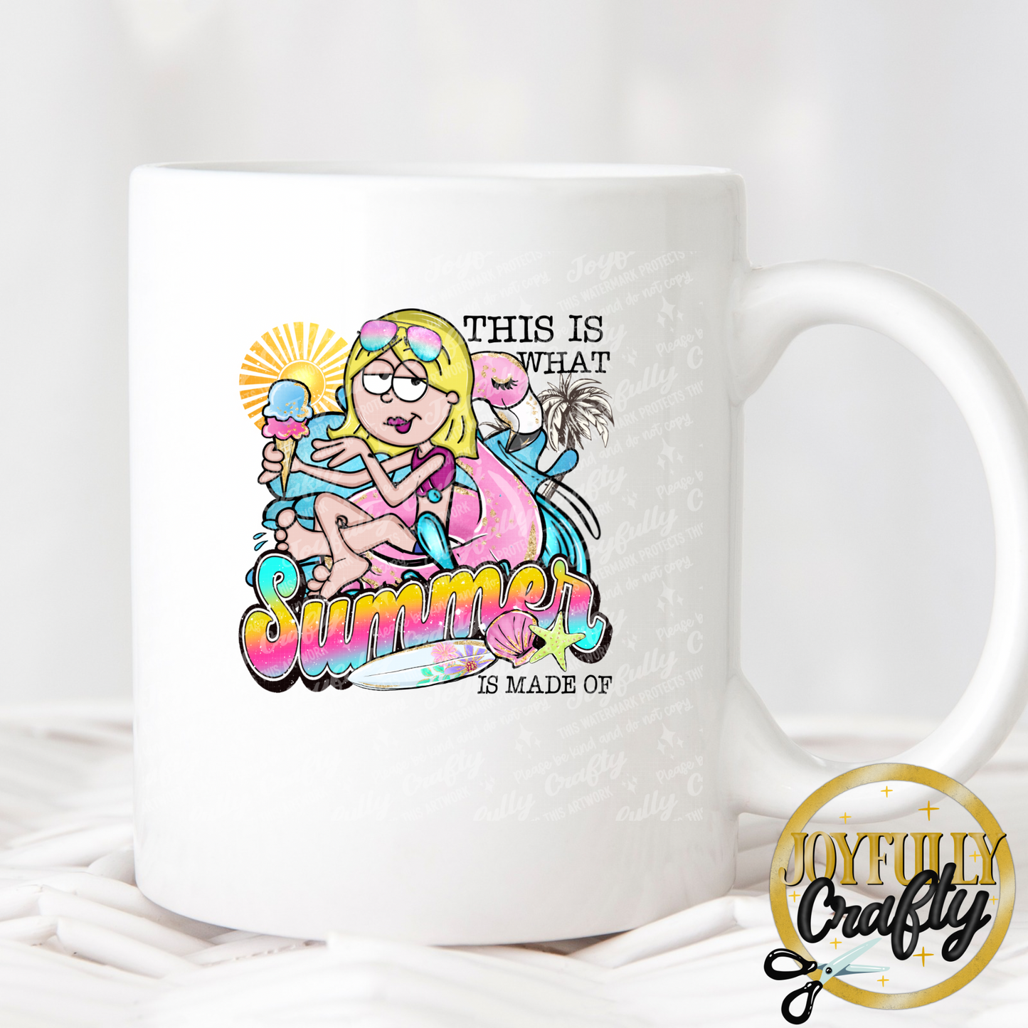 L*zzy Summer Ceramic Mug