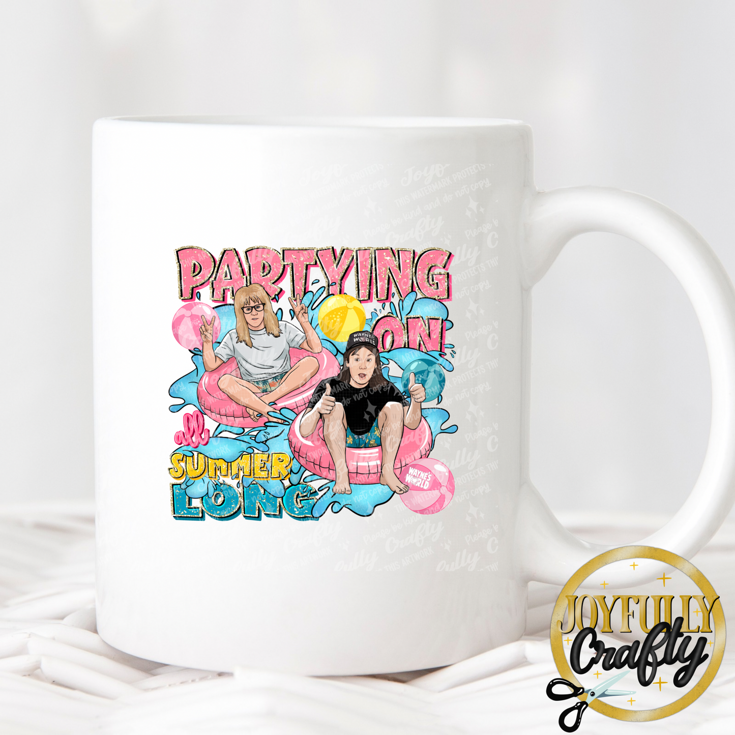 Party Time Summer Ceramic Mug