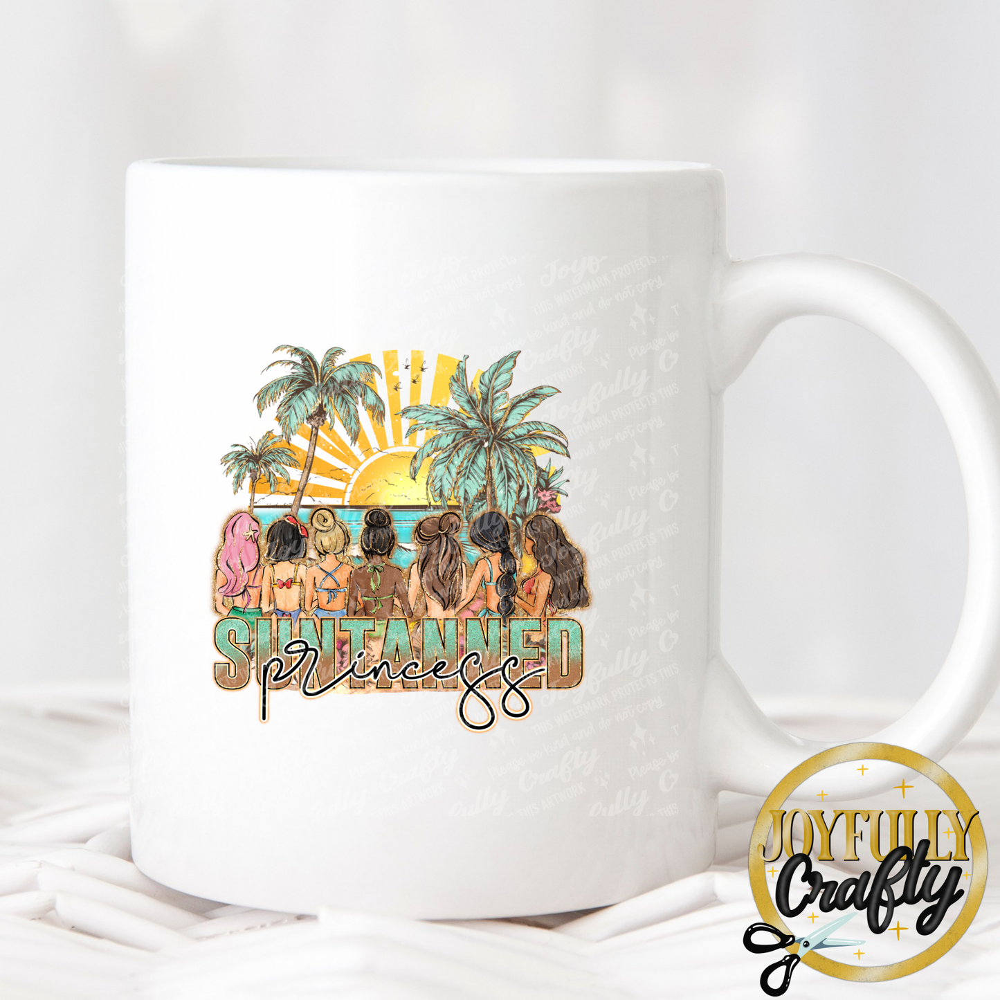 Suntanned Princess Ceramic Mug