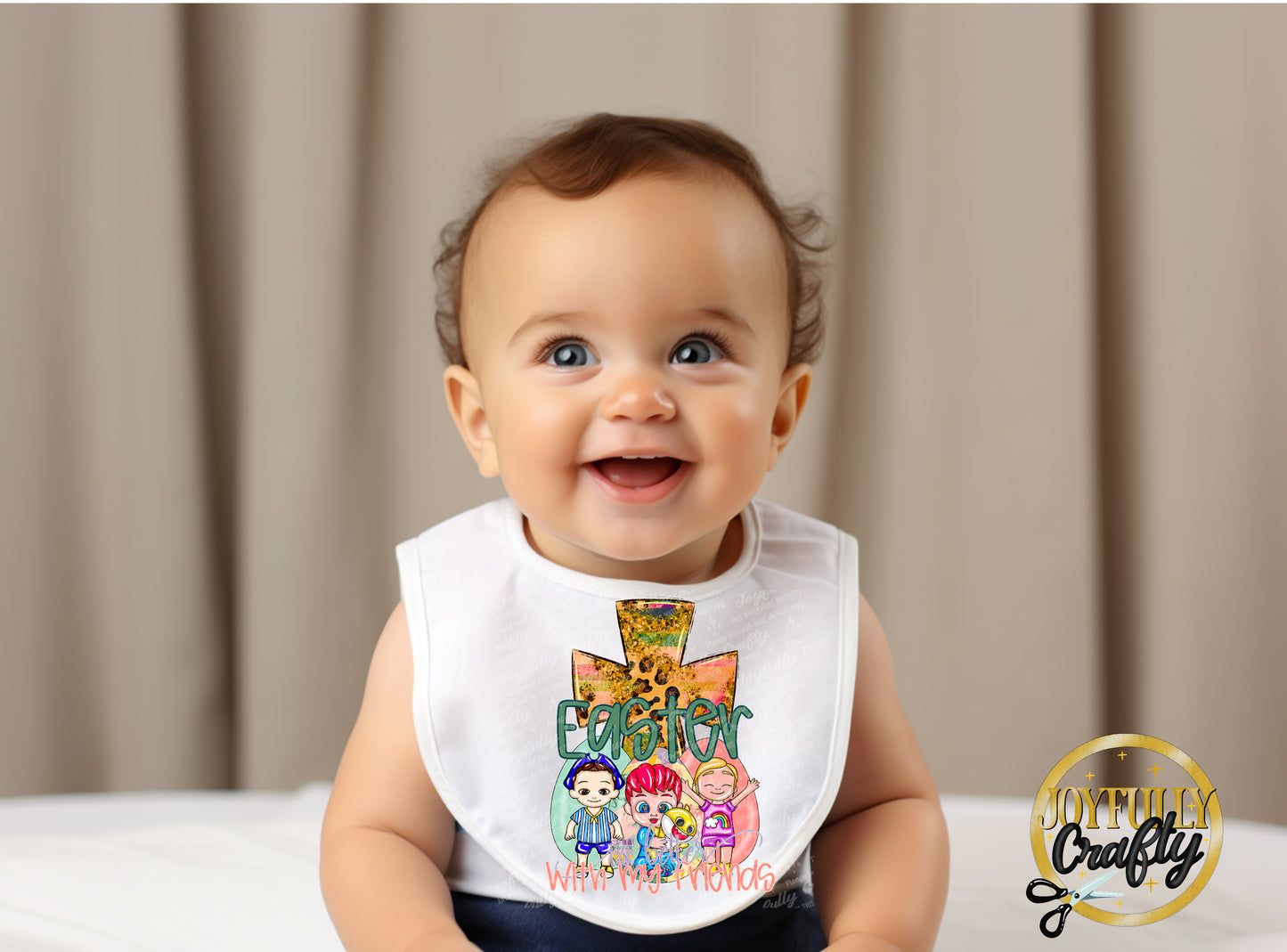 Easter is Better With Friends B*befinn Baby Bib