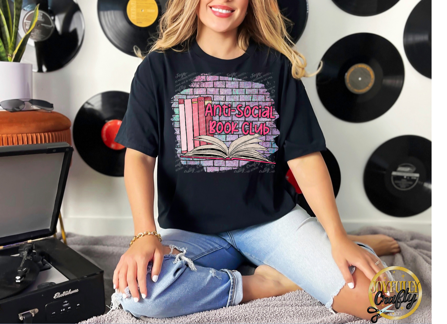 Anti Social Book Club Adult T Shirt