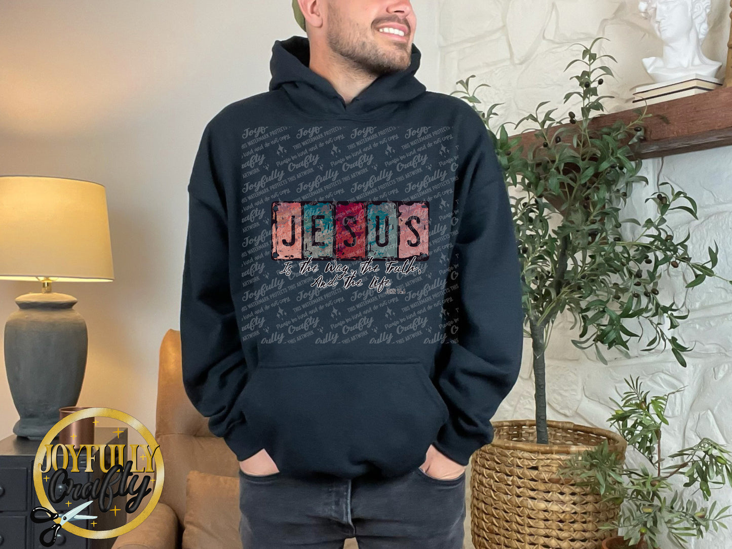 Jesus Is The Way English Adult Hoodie