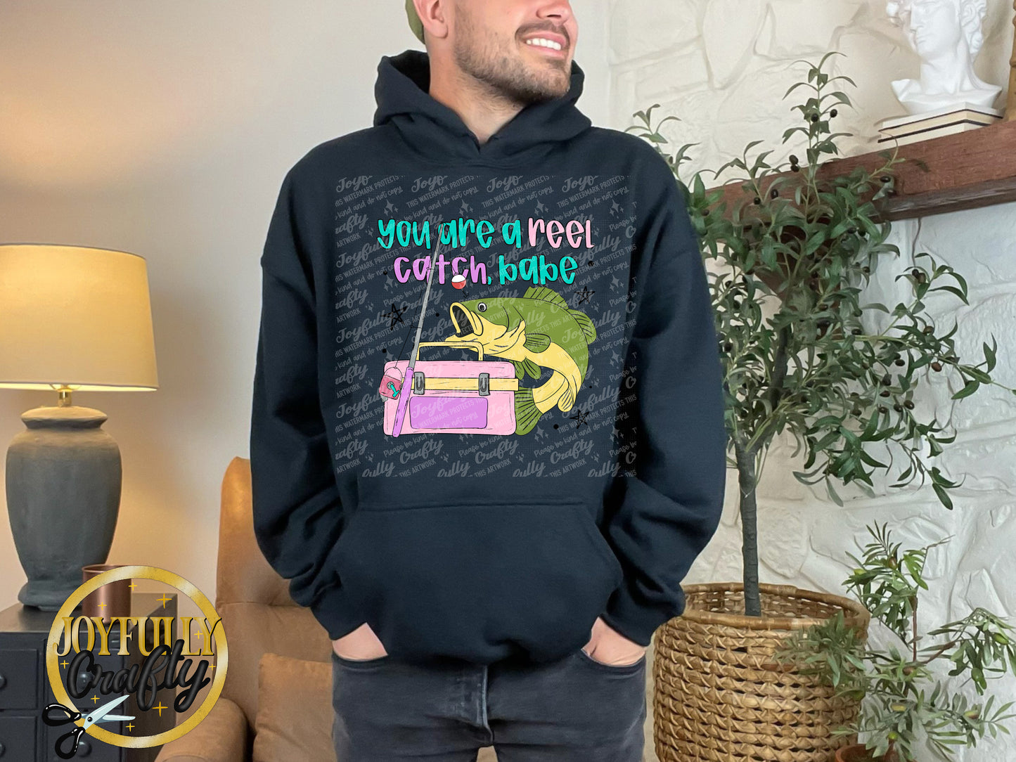 Reel Catch Adult Hoodie