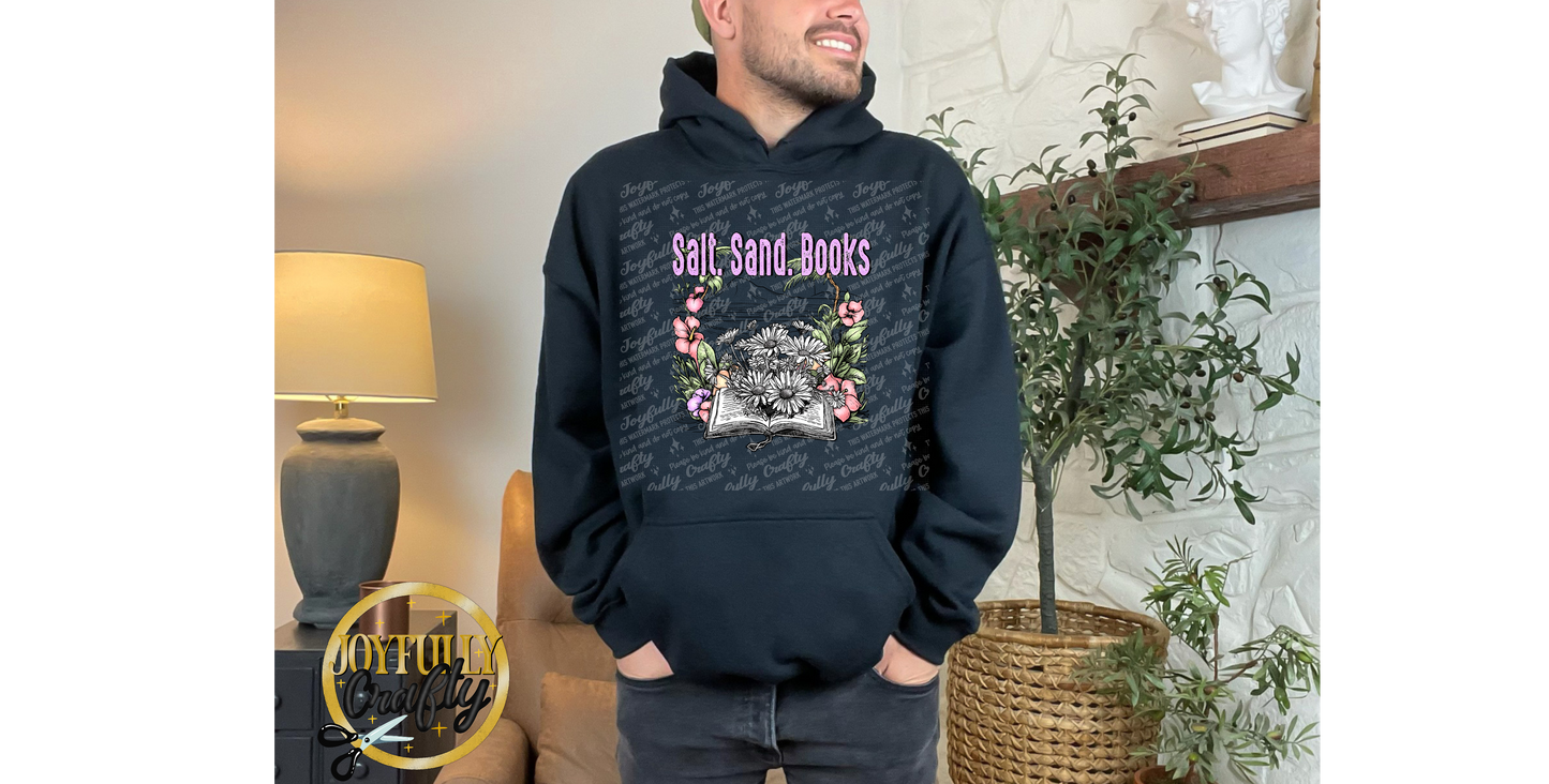 Salt Sand Books Adult Hoodie