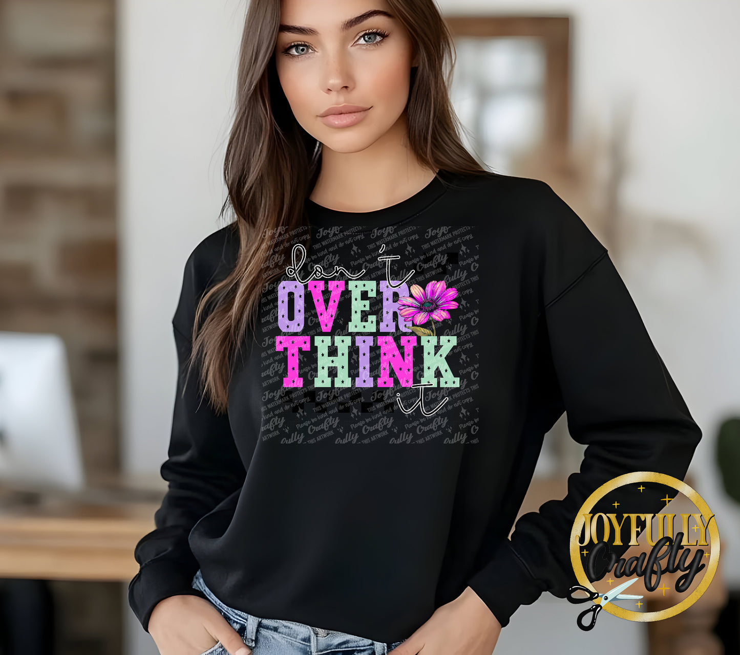 Don't Over Think It Adult Long Sleeve