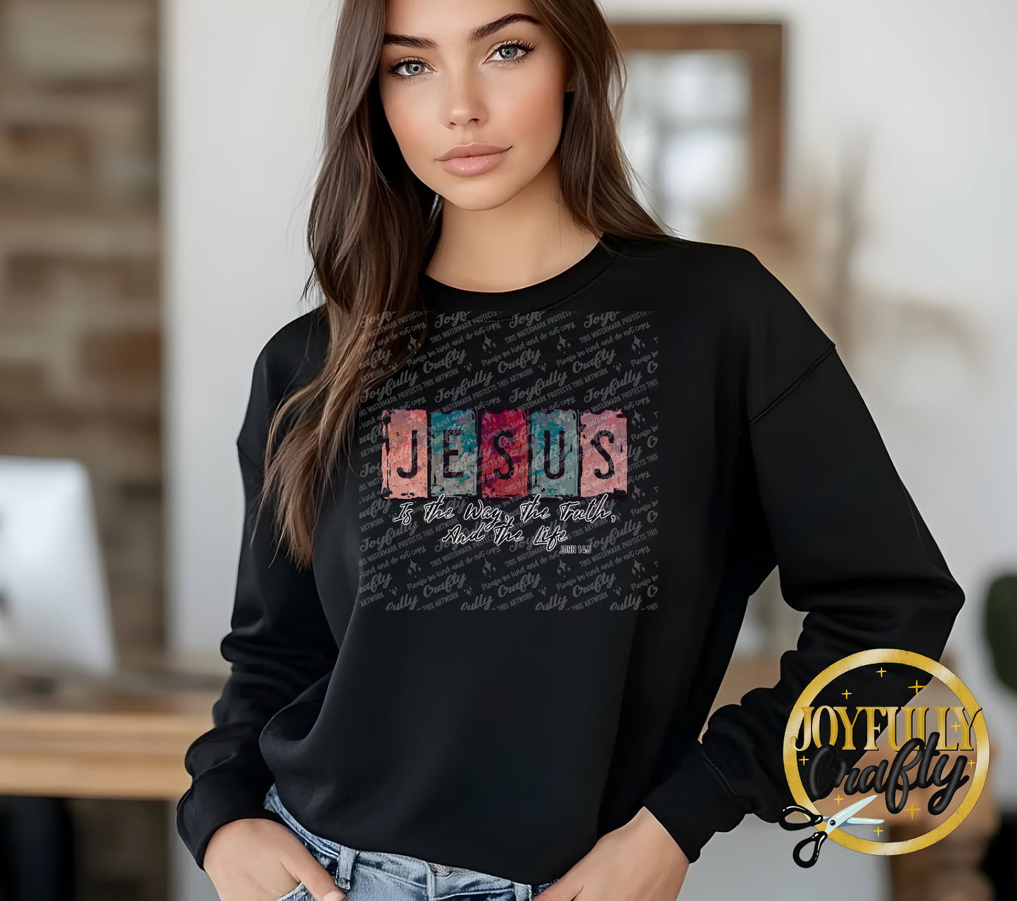 Jesus Is The Way English Adult Long Sleeve