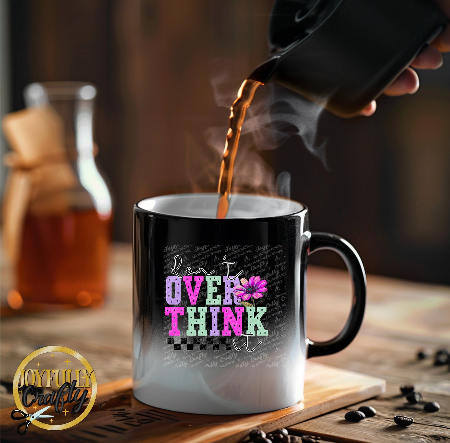 Don't Over Think It Ceramic Mug