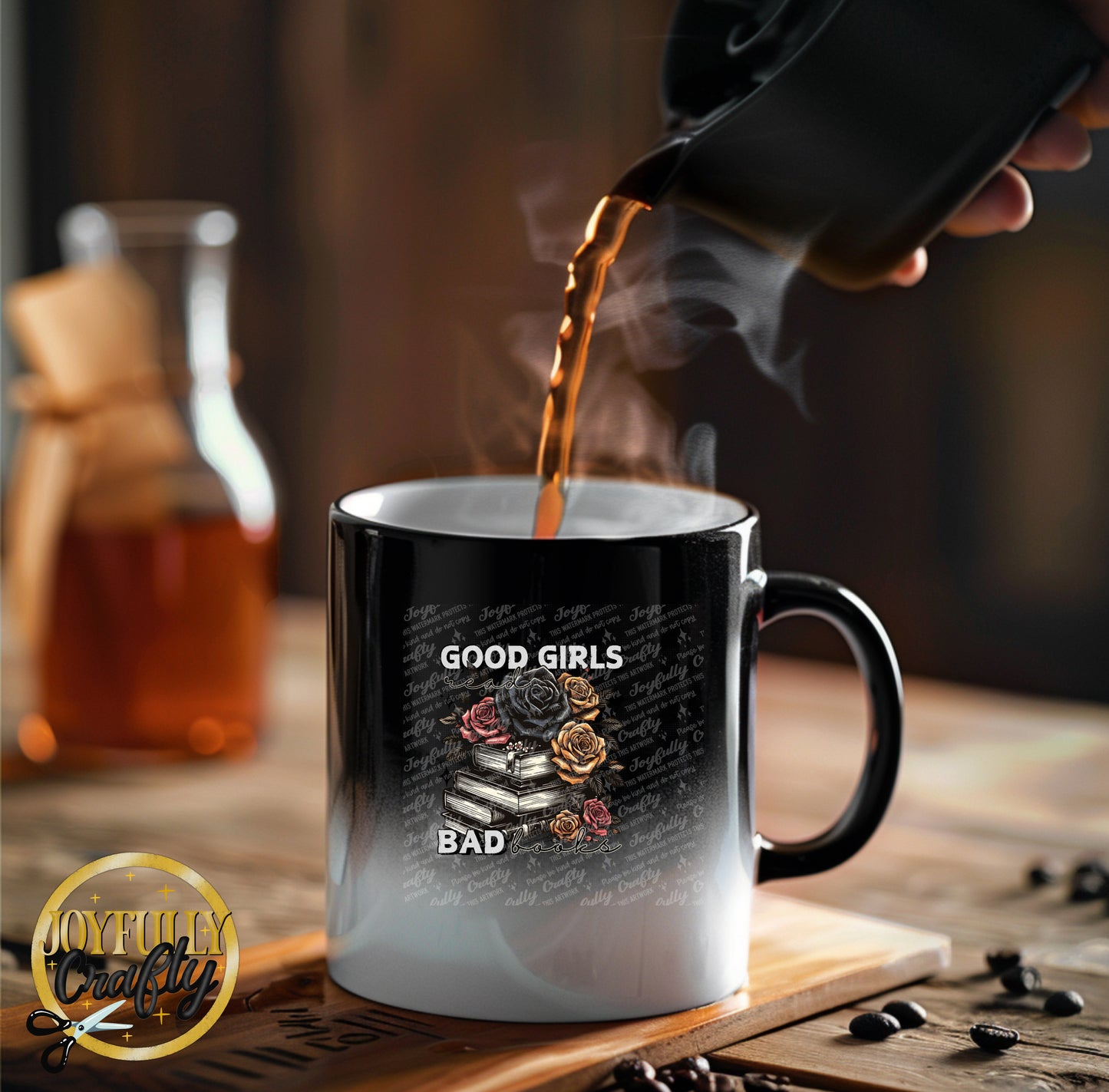 Good Girls Read Bad Books Ceramic Mug