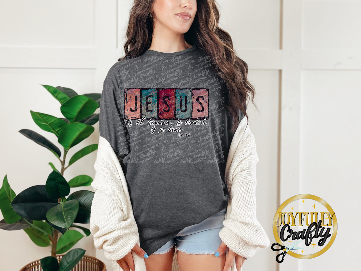 Jesus Is The Way Spanish Adult T Shirt