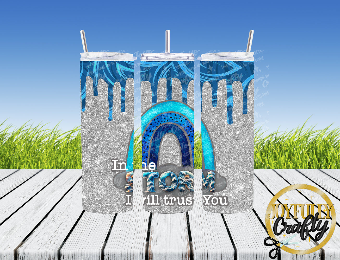 In The Storms English 20 Ounce Tumbler