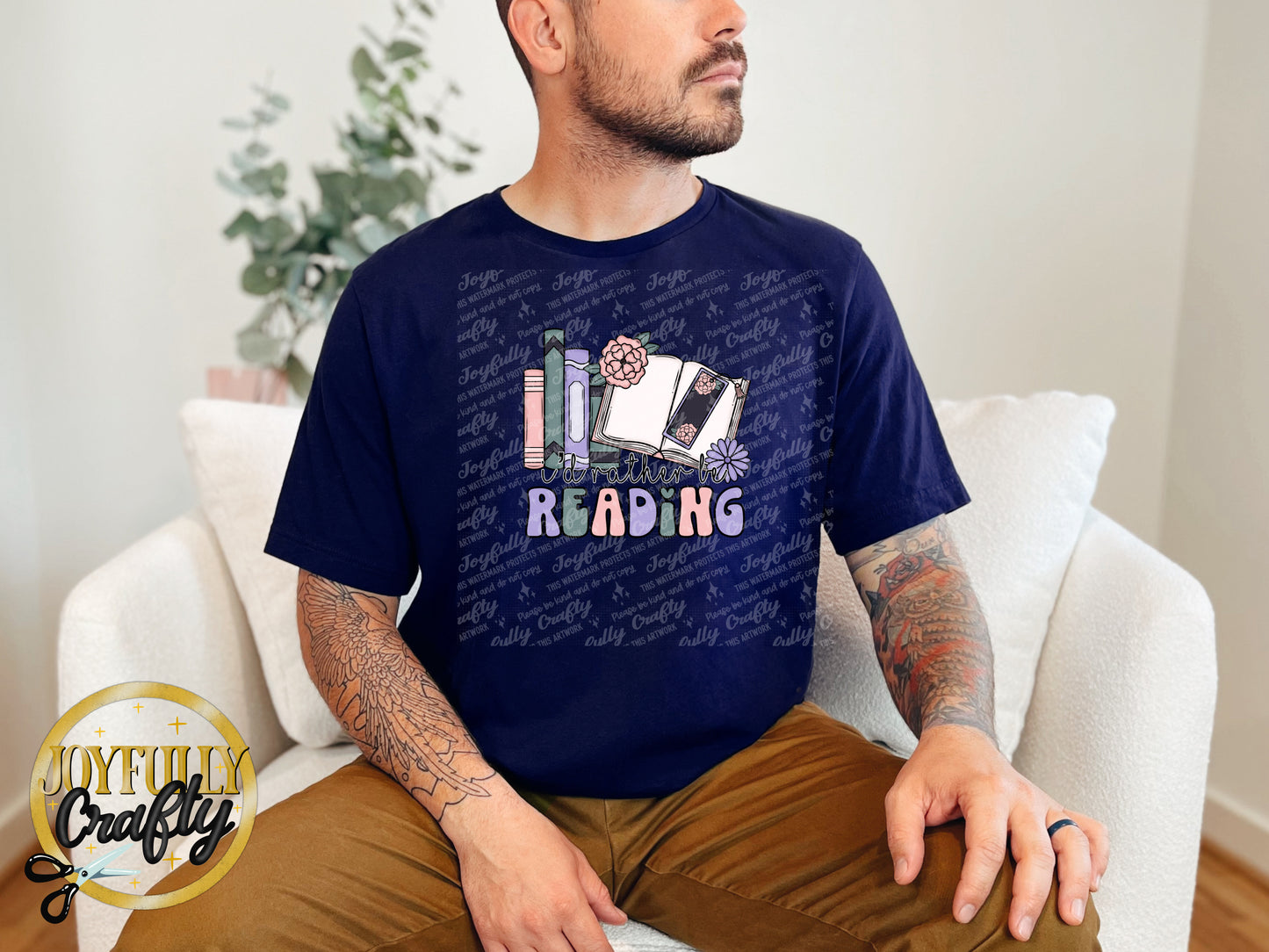 I'd Rather Be Reading Adult T Shirt