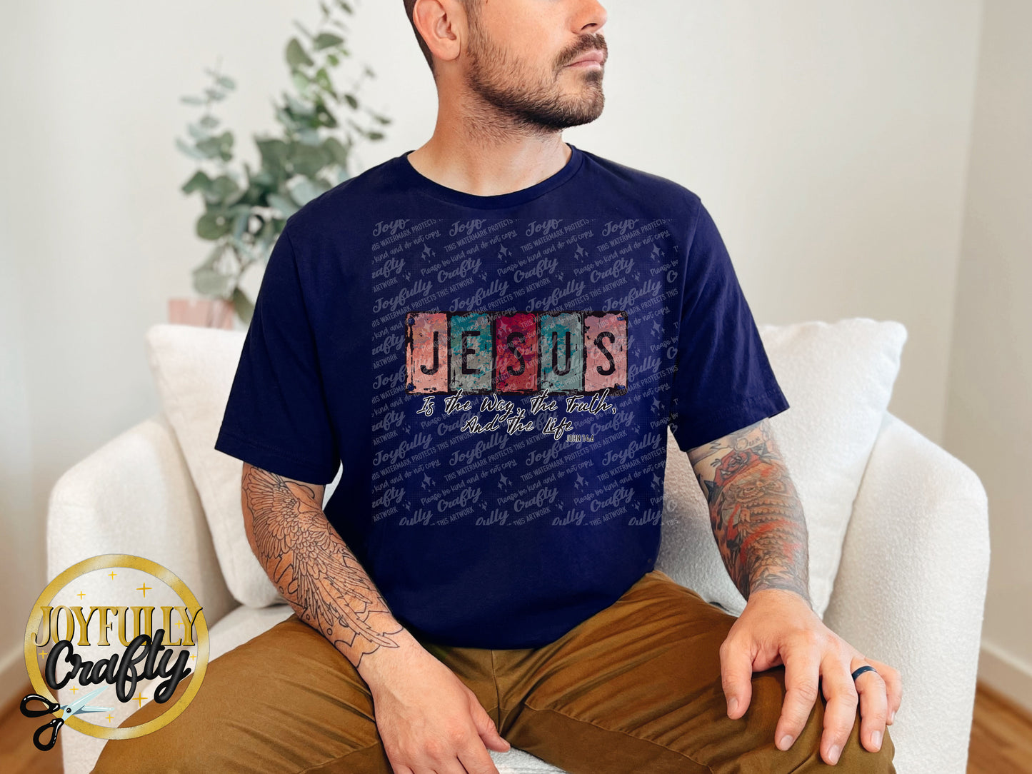 Jesus Is The Way English Adult T Shirt