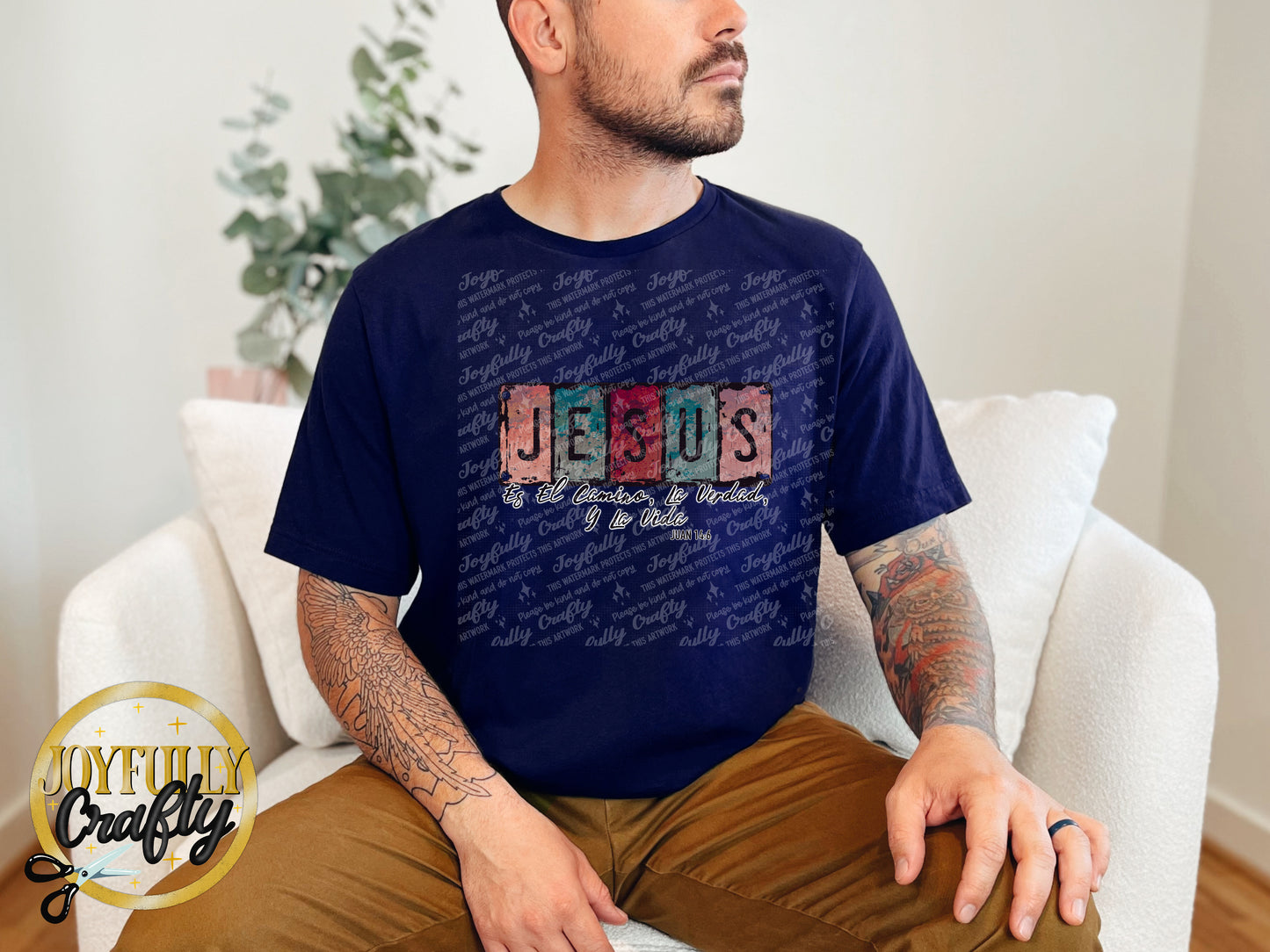 Jesus Is The Way Spanish Adult T Shirt