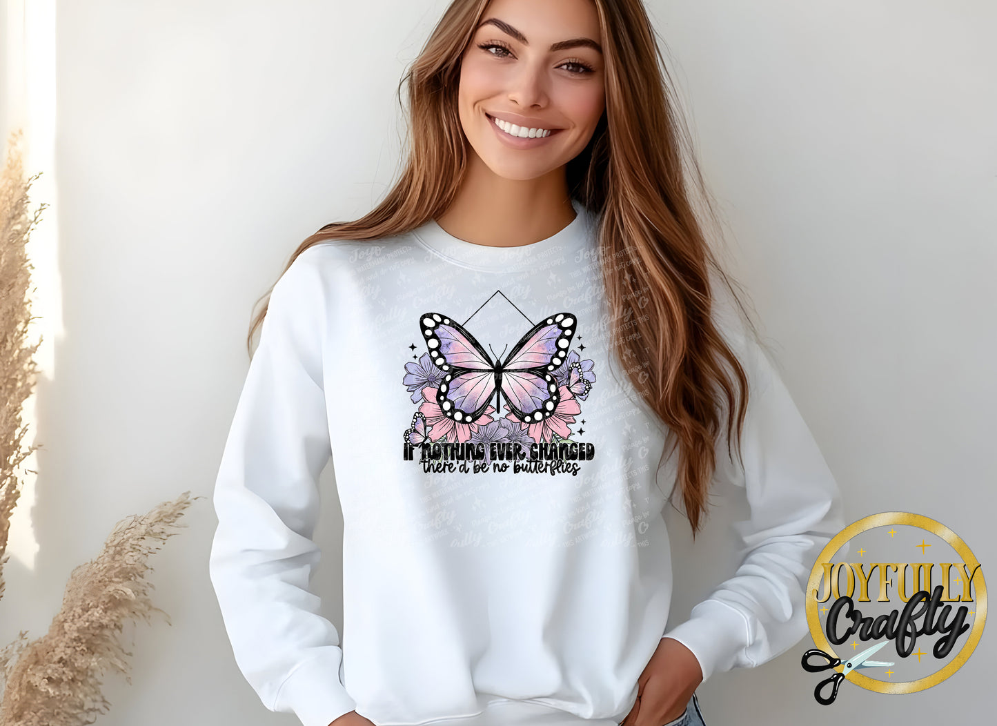 No Butterflies Adult Long Sleeve