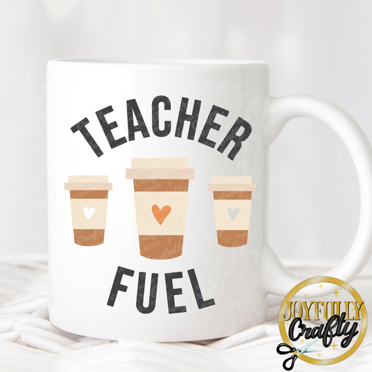Teacher Fuel Ceramic Mug