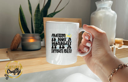 Autism Is A Different Ability Ceramic Mug