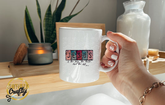 Jesus Is The Way English Ceramic Mug