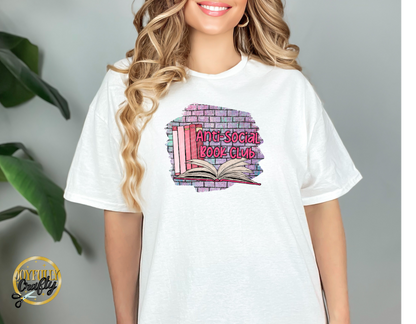 Anti Social Book Club Adult T Shirt