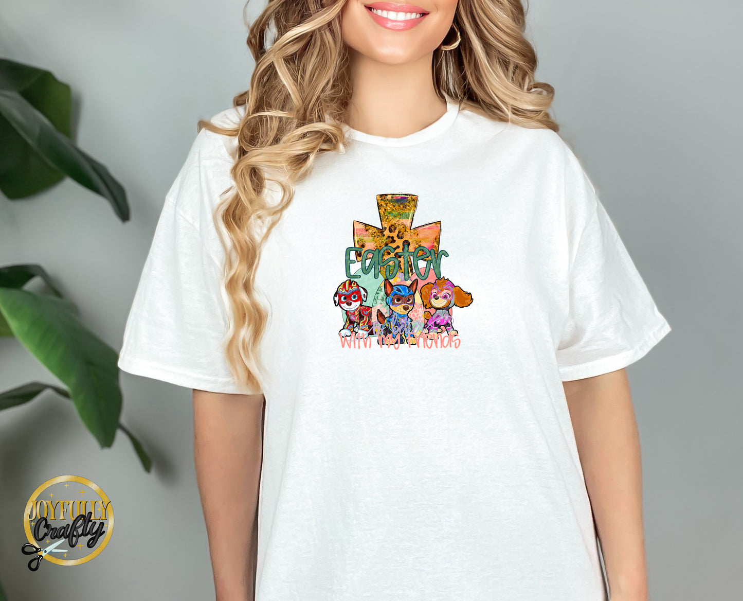 Easter is Better With Friends P*w P*trol Adult T Shirt