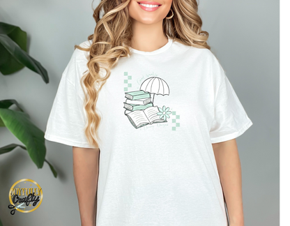 Good Books and Rainy Days Adult T Shirt