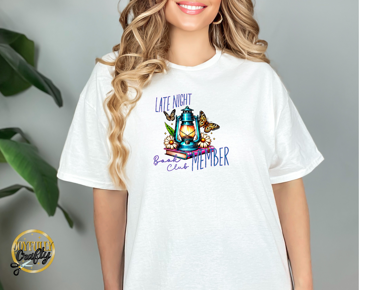 Late Night Book Club Member Adult T Shirt
