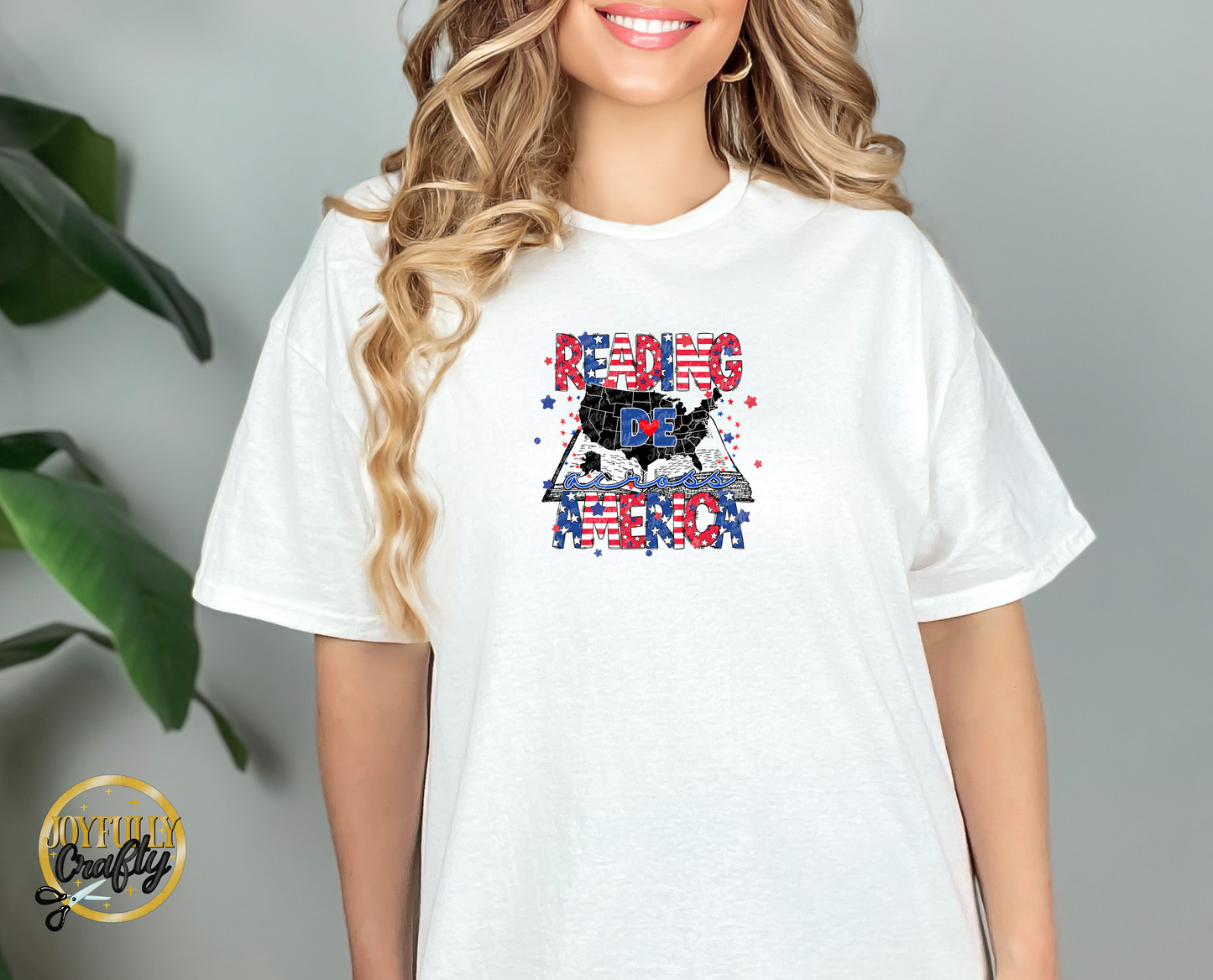 Reading Across America States Adult T Shirt