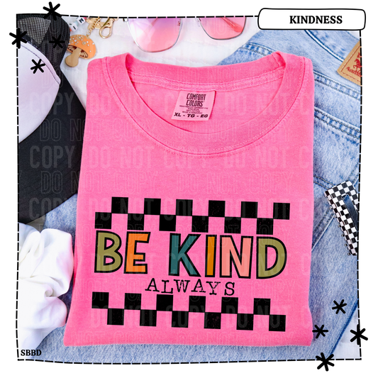 Be Kind Always Adult T Shirt