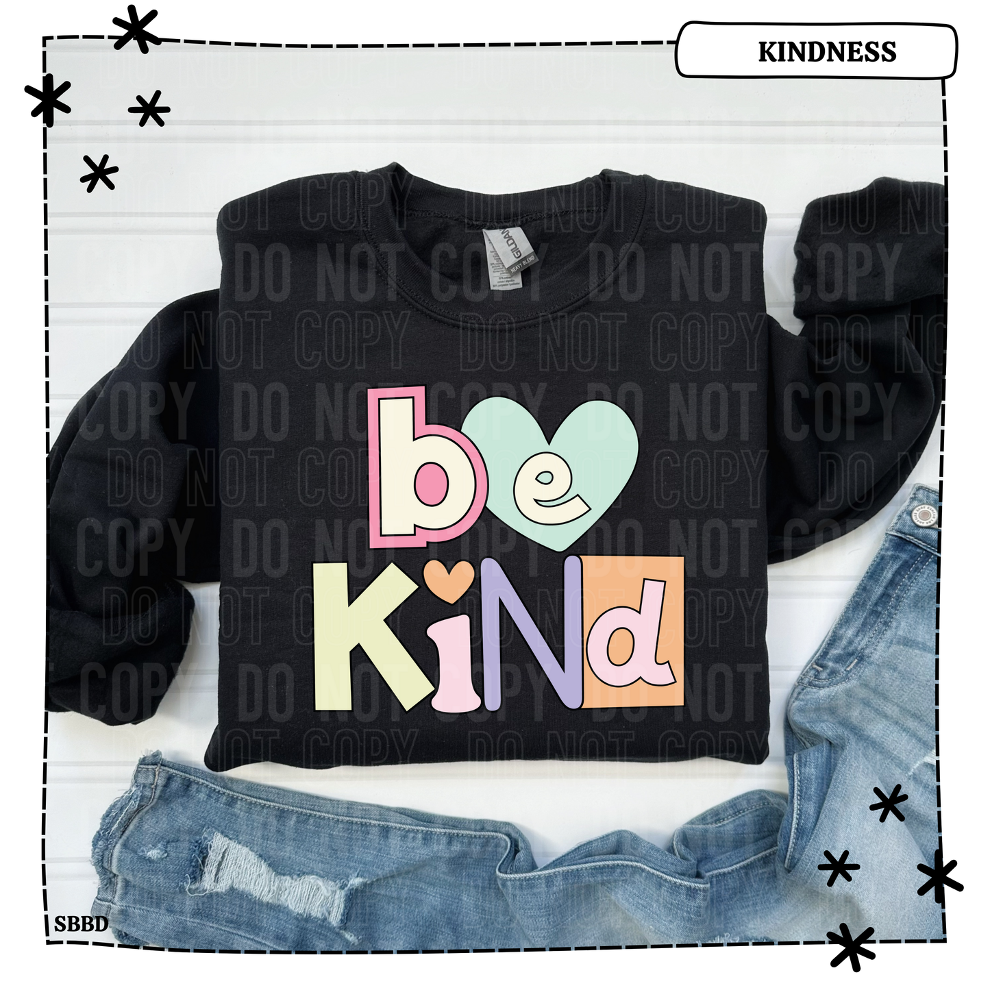 Be Kind Cute Adult T Shirt
