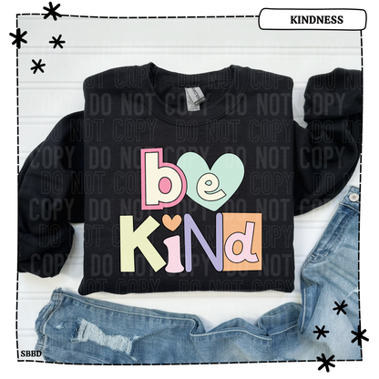 Be Kind Cute Adult T Shirt