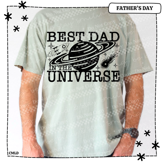 Best Dad In The Universe Adult Shirt