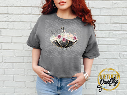 Bloom With Flowers Adult T Shirt