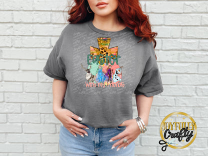 Easter is Better With Friends F*ozen Adult T Shirt