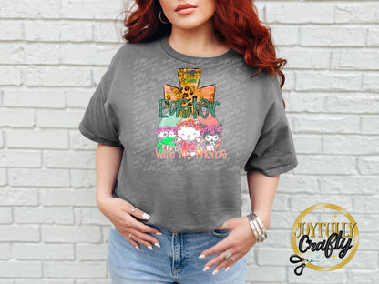 Easter is Better With Friends H*llo K*tty Adult T Shirt