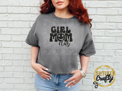 Girl Mom Club Retro Adult T Shirt