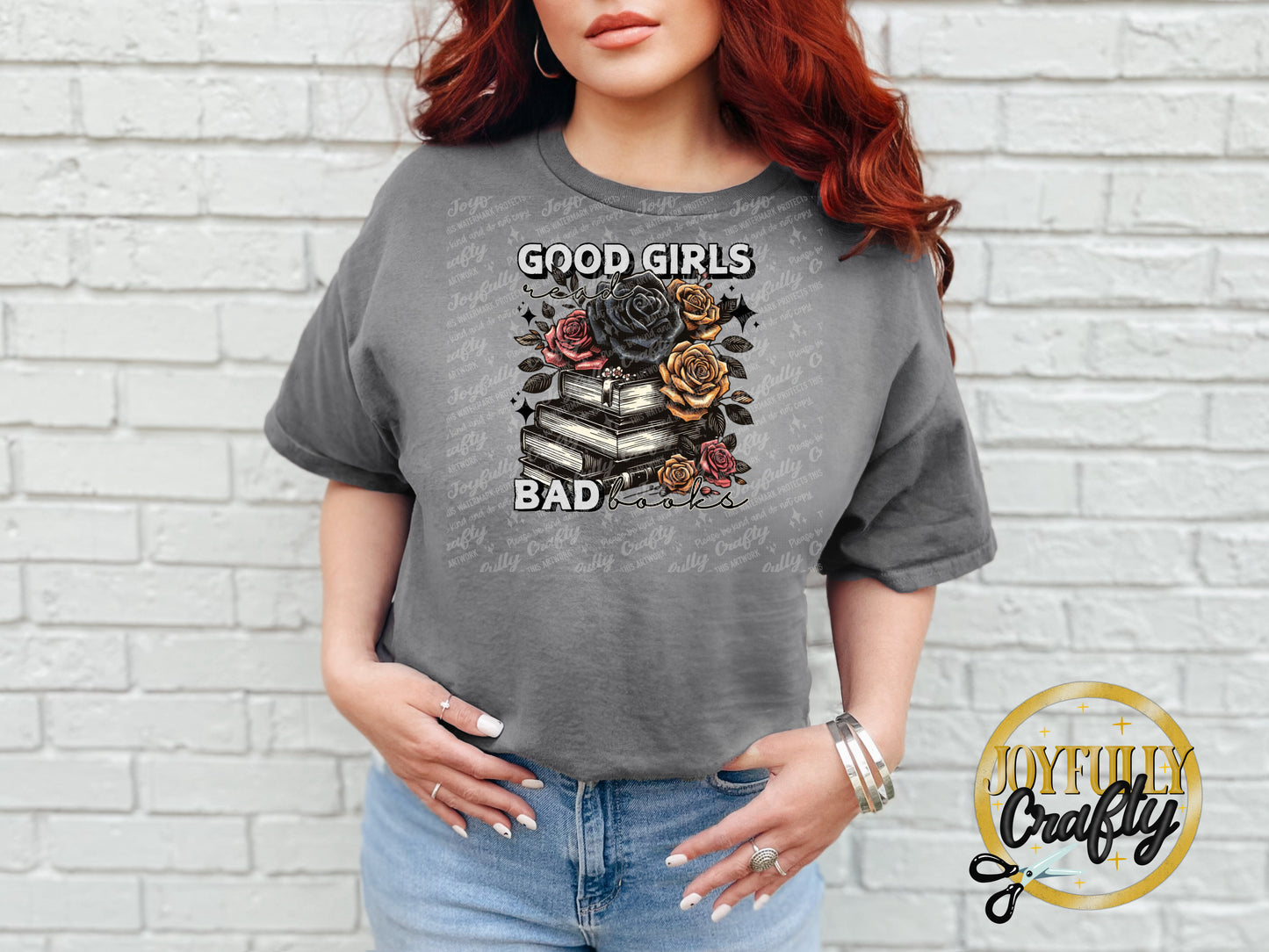 Good Girls Read Bad Books Adult T Shirt