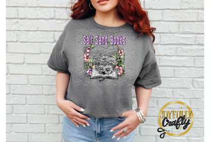 Salt Sand Books Adult T Shirt