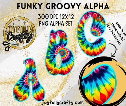 Funky Groovy Alpha Digital Design
