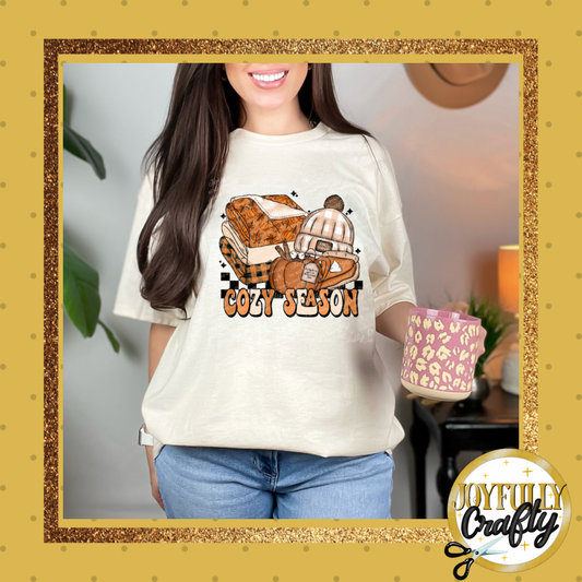 Cozy Season Blanket and Beanie Adult Shirt