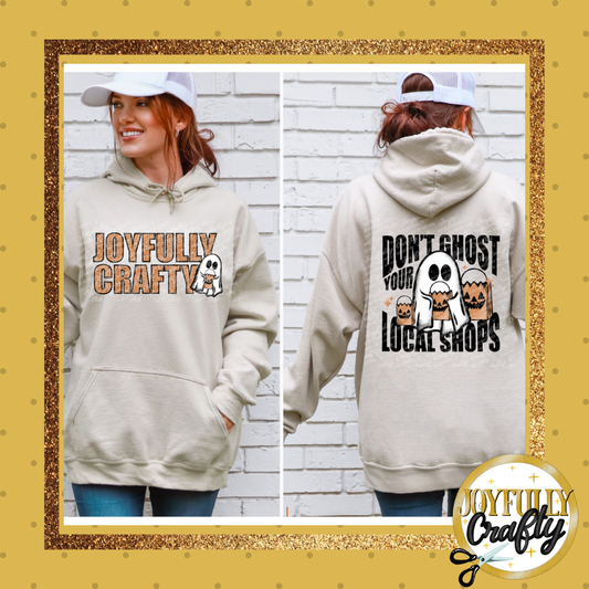 Joyfully Crafty Don't Ghost Adult Hoodie
